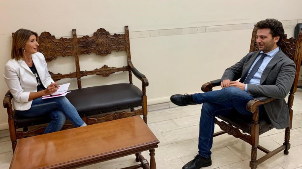 un momento dell'intervista
