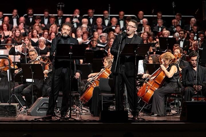 Maestro Sebastiano Giotta (Dante) e Gianluca Borreggine (Virgilio) - Ph Giuseppe Savino